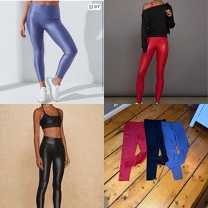 Noli Women's Leggings Trio - Scarlet, Midnight, Sapphire
